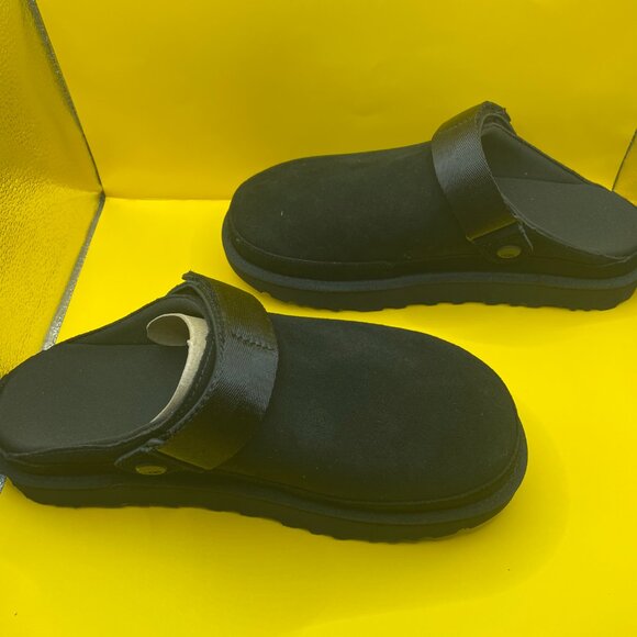 UGGS WOMEN GOLDENSTAR SUEDE CLOGS (9.5) - Picture 6 of 13